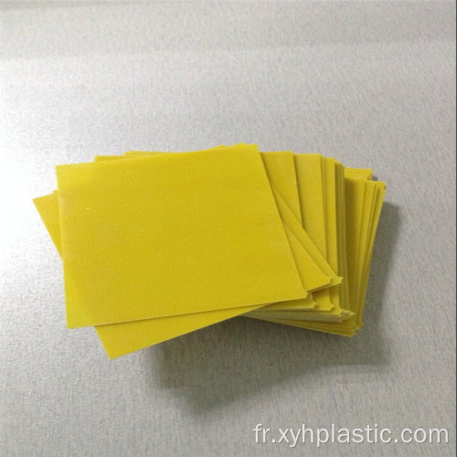 Feuille isolante en résine époxy jaune 3240 de 2 mm